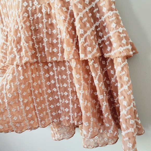 Walter Baker Santiago Embroidered Ruffle Dress‎ Size 0 - Picture 8 of 15